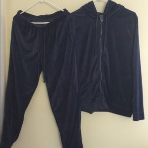 Pants and hooded jacket